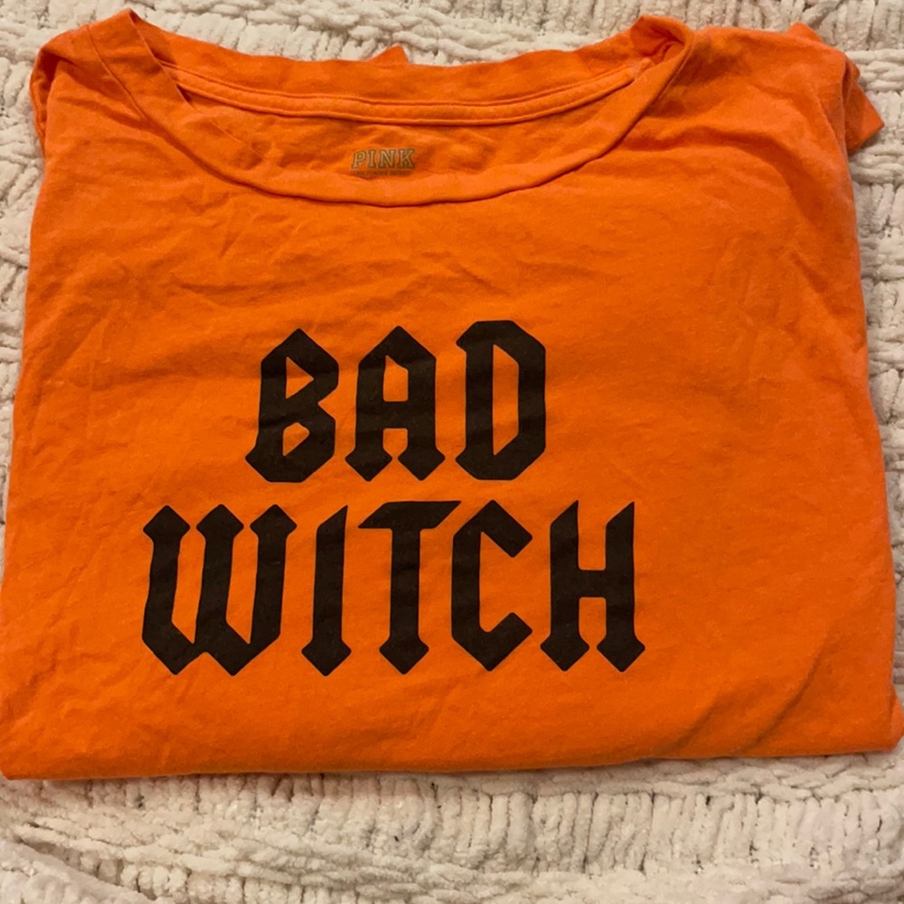 PINK Halloween shirt - long sleeves